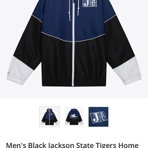JSU WIND BREAKER MITCHELL&NESS THROWBACK JACKET - Picture 6 of 7